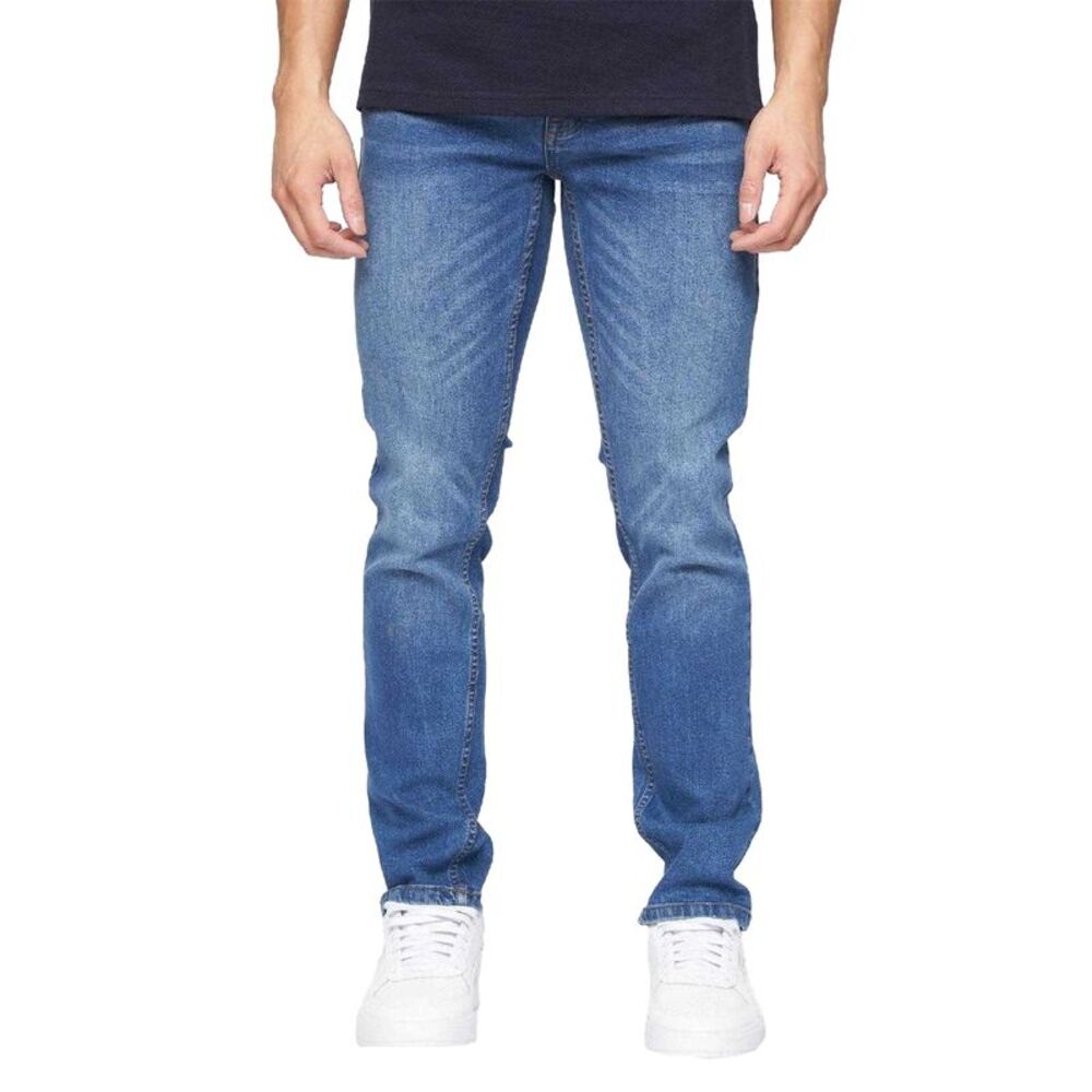 Crosshatch Mens Slim Jeans / Blue
